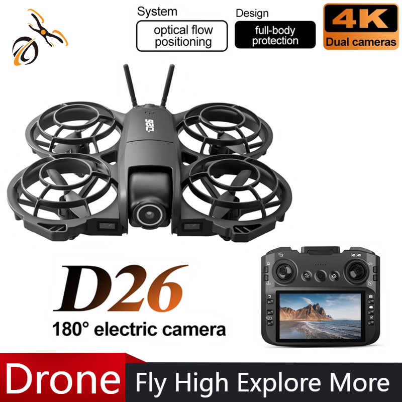 Drone Power Bank - โดรน D26 4K ถ่ายภาพทางอากาศ HD 180