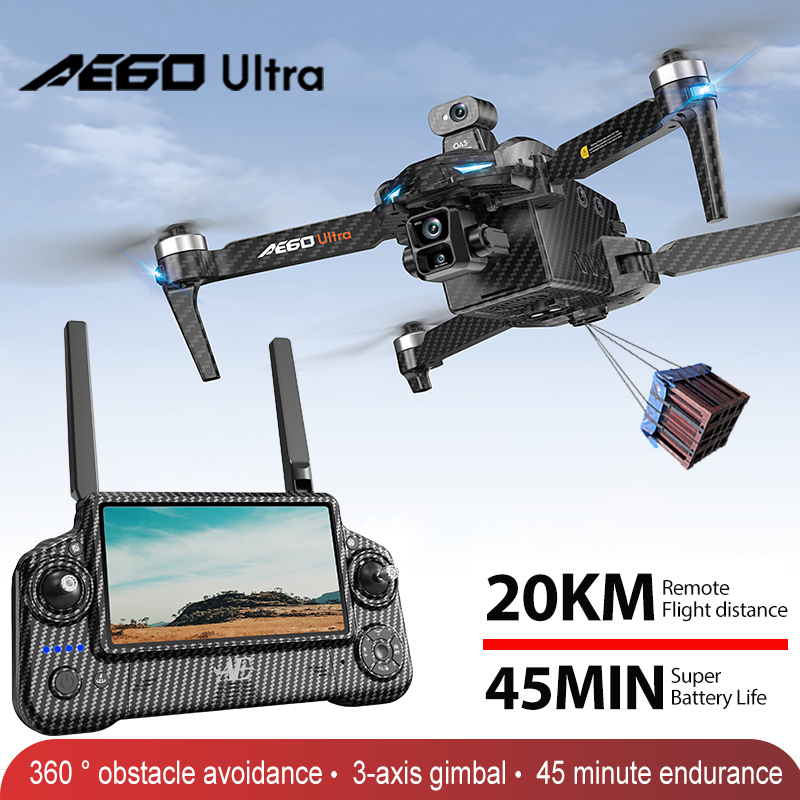 โดรน AE60 GPS ระดับมืออาชีพ กล - Drone Battery Charger บทวิจารณ์และราคา