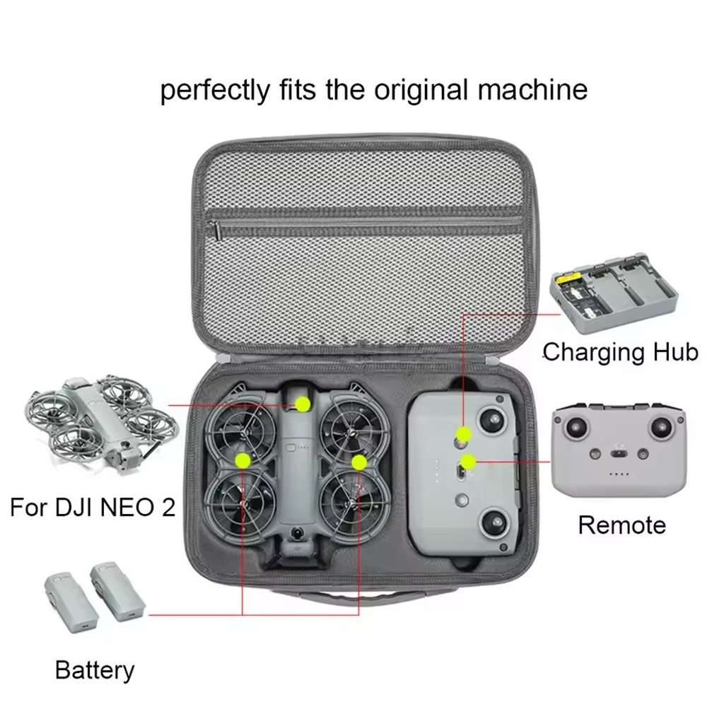กระเป๋าเก็บของสำหรับ DJI Neo 2 - Drone Carrying Case บทวิจารณ์และราคา